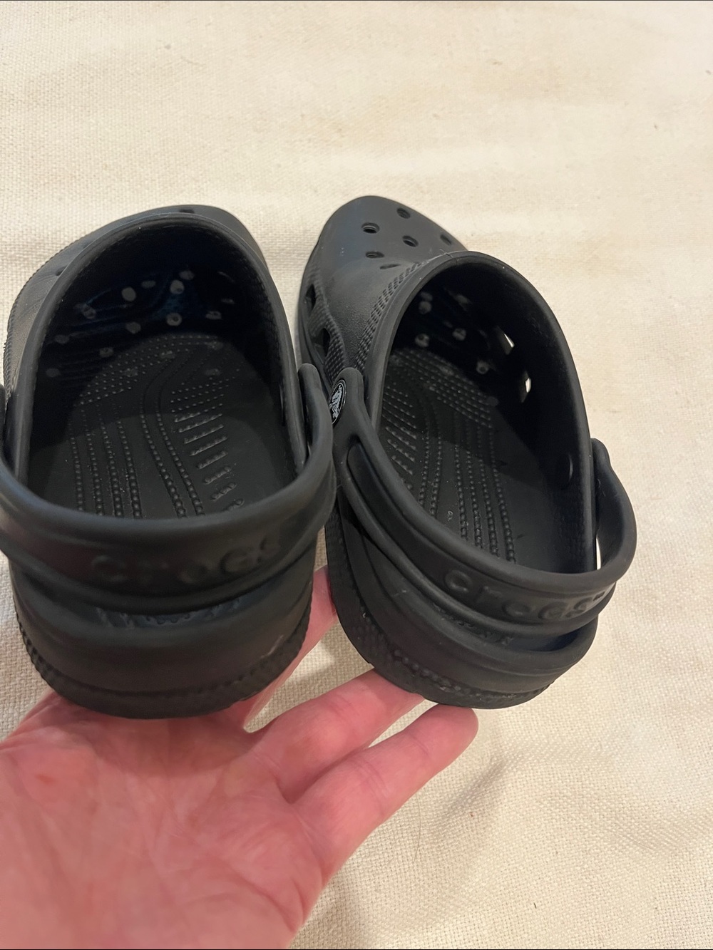 CROCS Kids Black Classic Clog Sandals - Picture 4 of 8